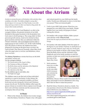 All About the Atrium – Infancy Narratives