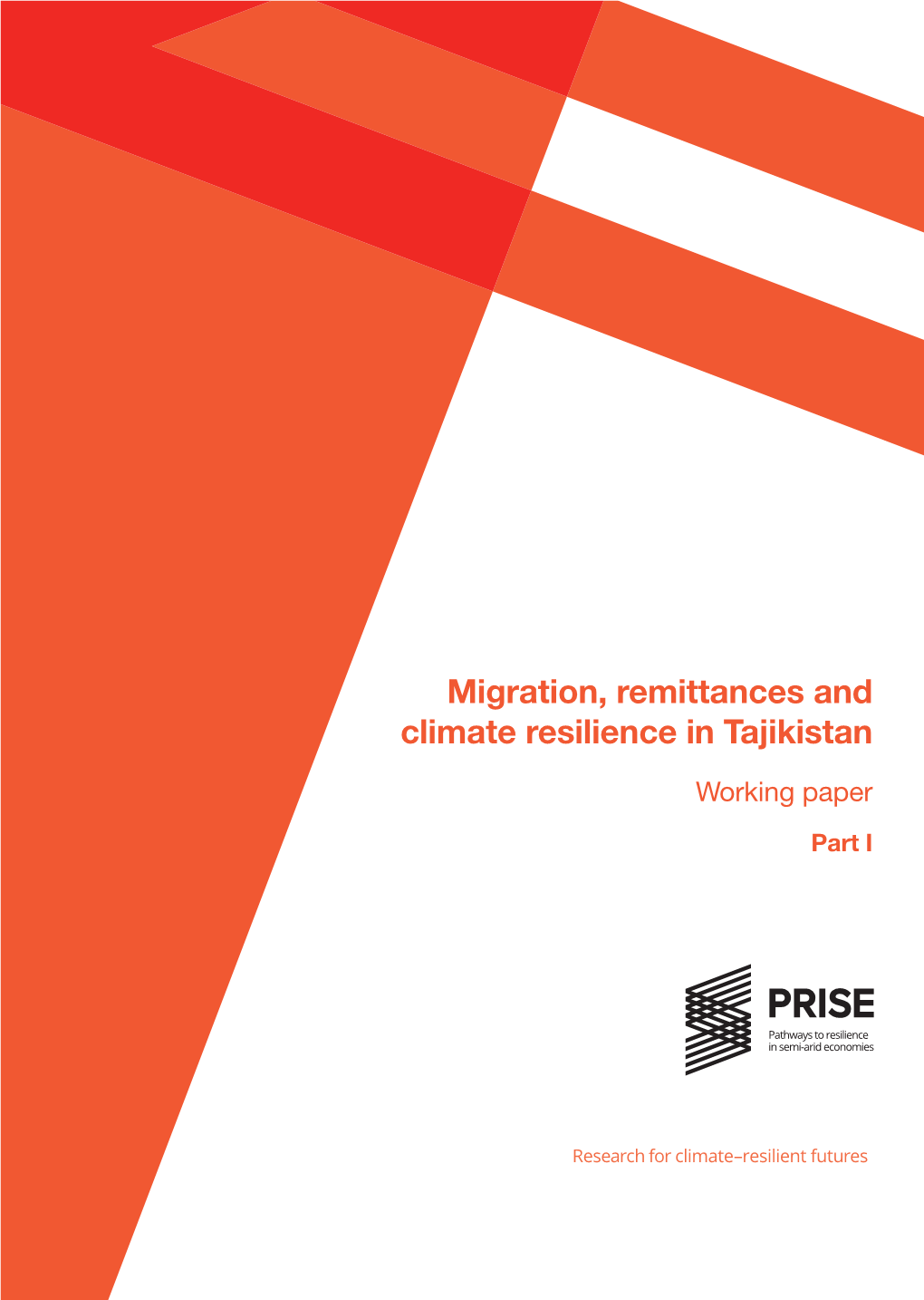 Migration, Remittances and Climate Resilience in Tajikistan.Indd