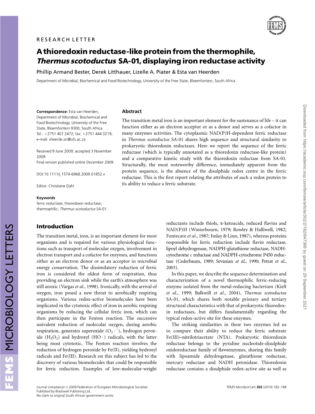 Microbiology Letters