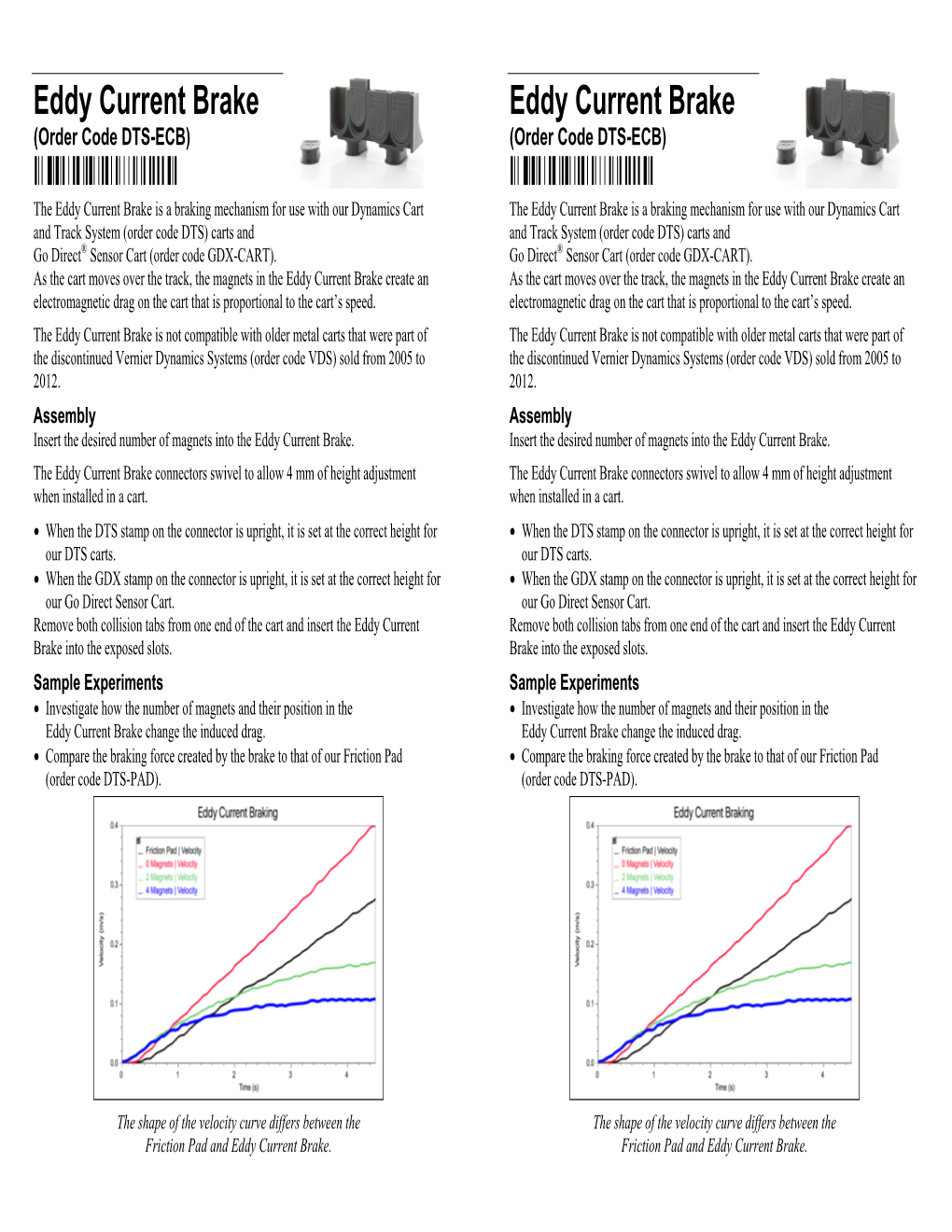 Eddy Current Brake Eddy Current Brake (Order Code DTS-ECB) (Order Code DTS-ECB)