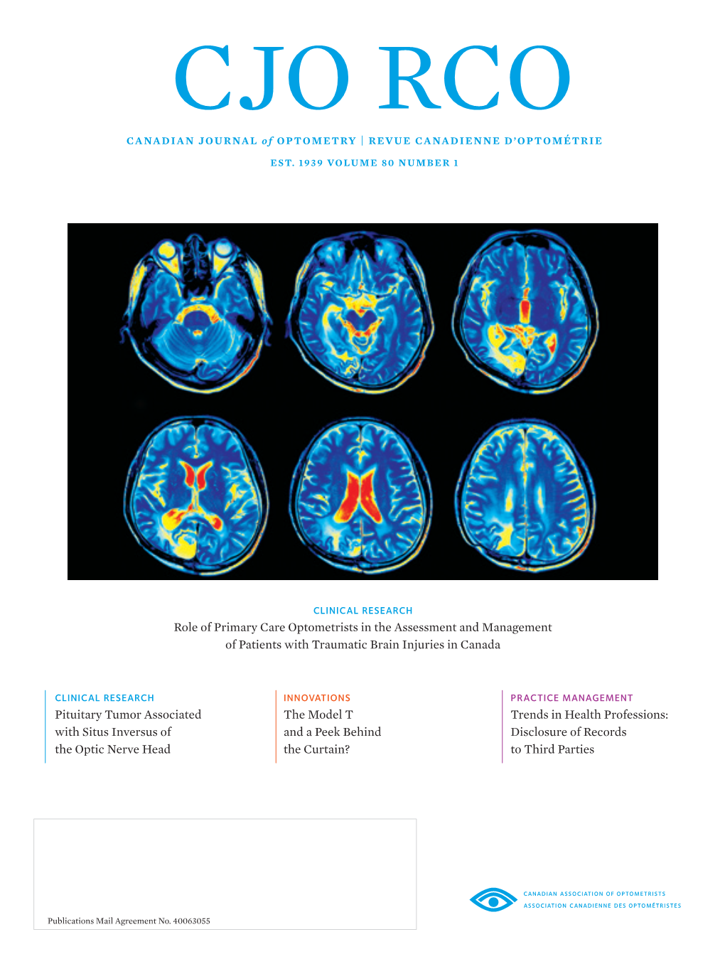 Role of Primary Care Optometrists in the Assessment and Management of Patients with Traumatic Brain Injuries in Canada