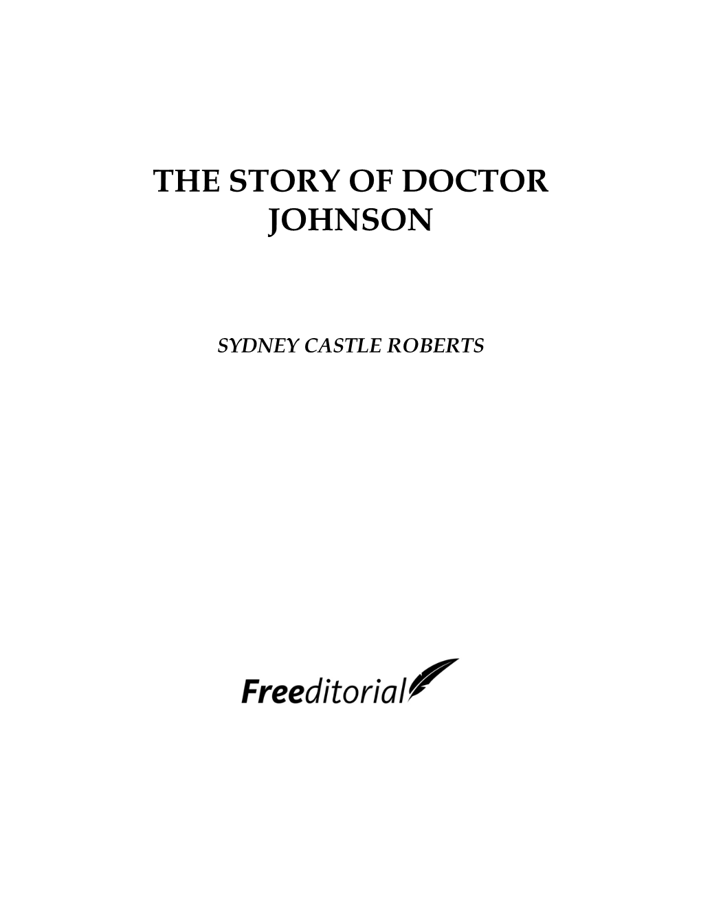 The Story of Doctor Johnson