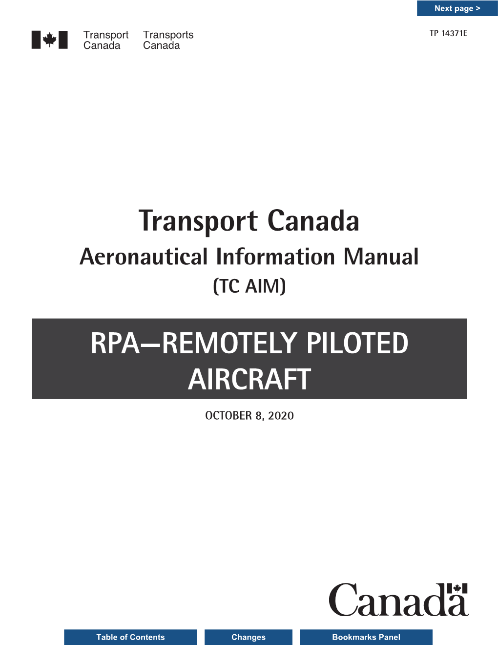 Rpa—Remotely Piloted Aircraft