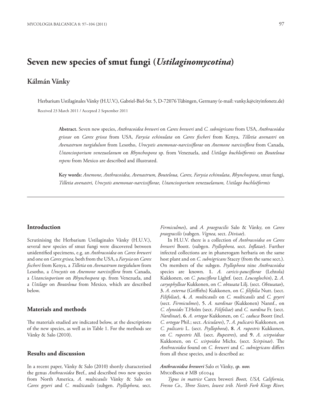 11-05 Ustilaginomycotina.Indd