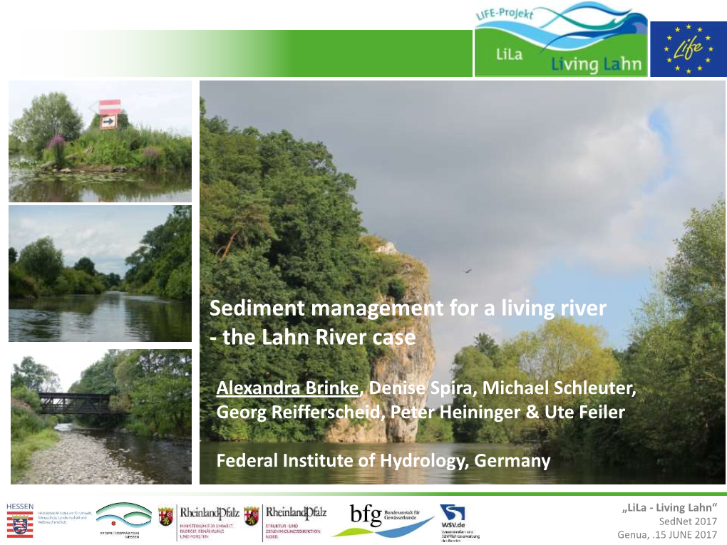 Sediment Management for a Living River - the Lahn River Case