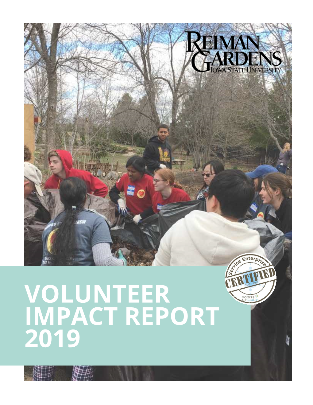 VOLUNTEER IMPACT REPORT 2019 All Photos on This Page Were Taken by Volunteers