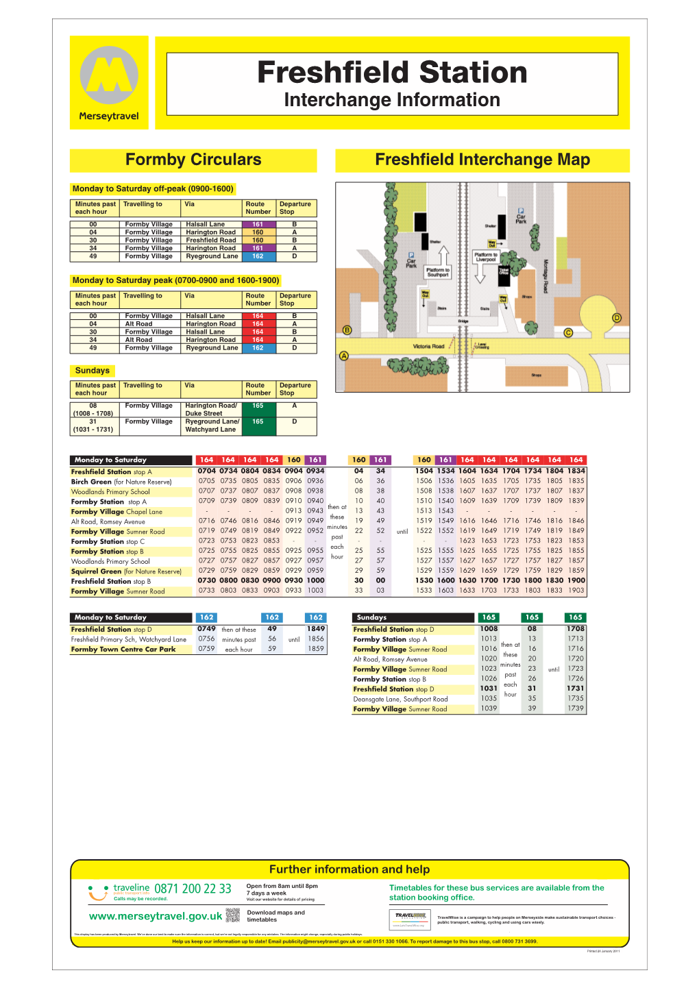 Freshfield Station Interchange Information