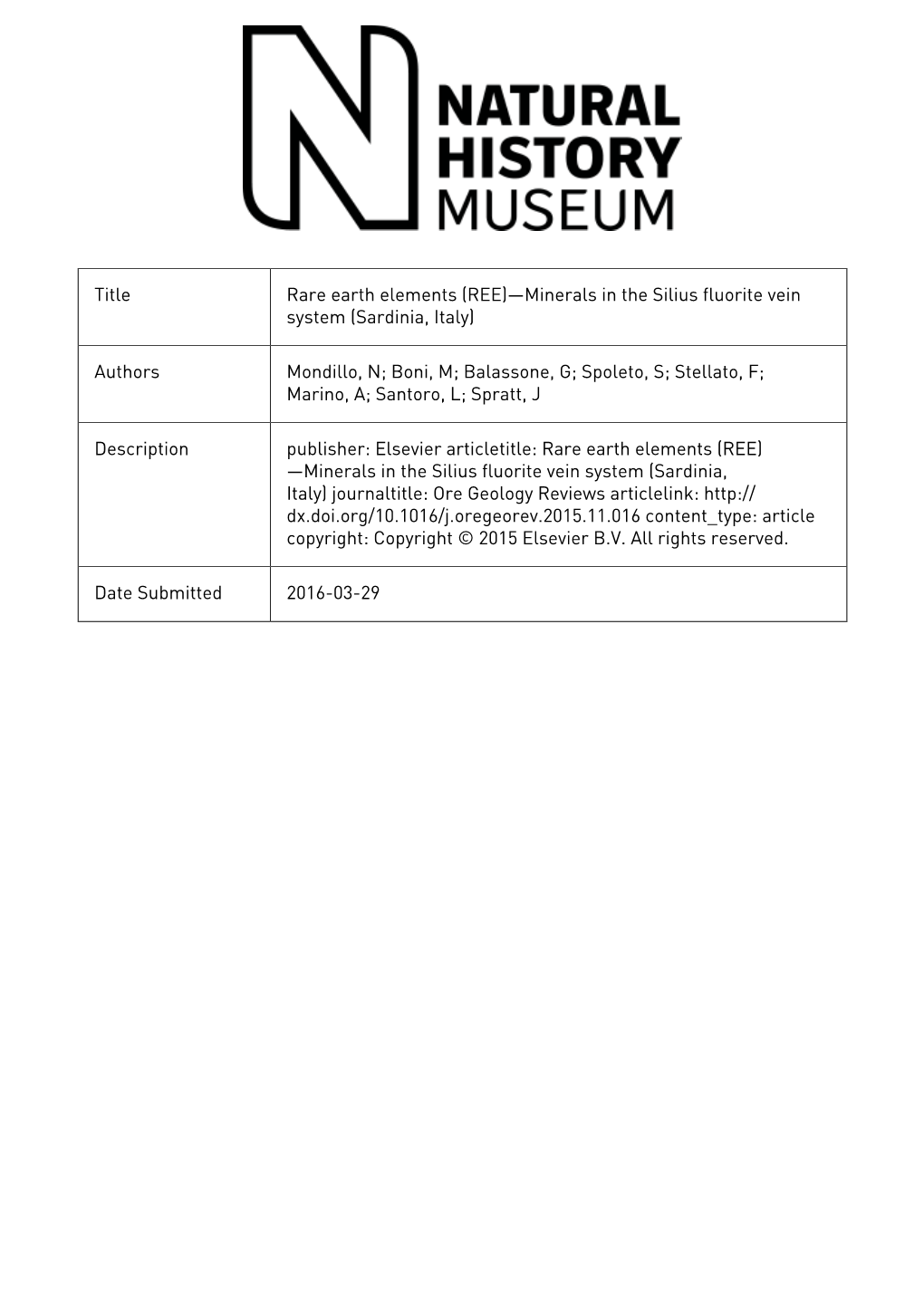 Rare Earth Elements (REE)-Minerals in the Silius Fluorite Vein System 2 (Sardinia, Italy)