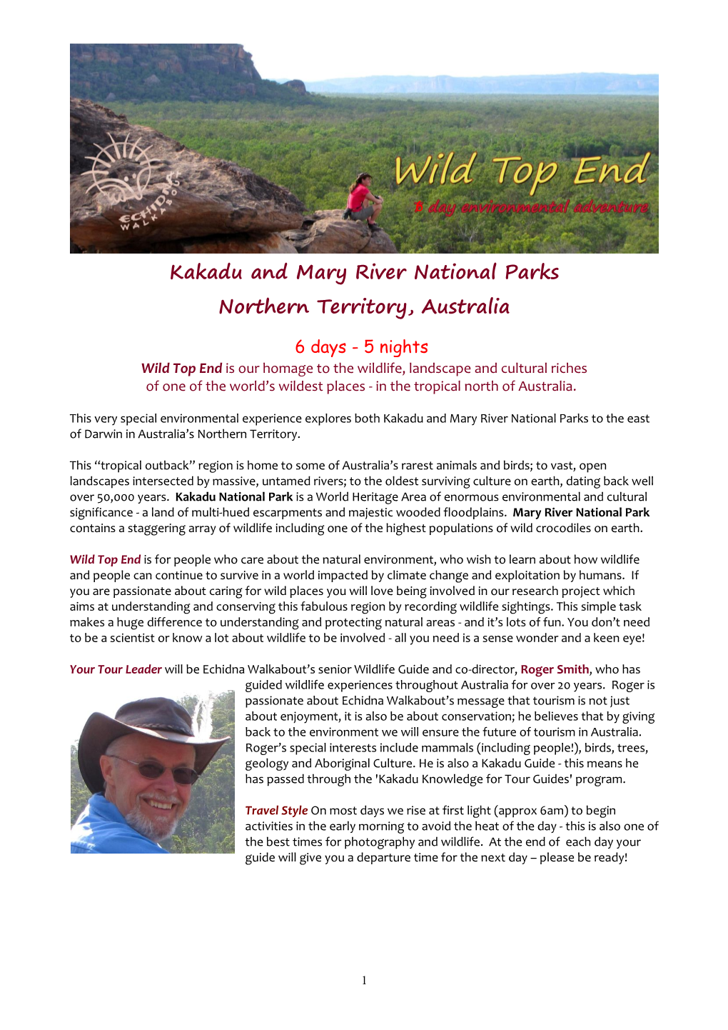 Kakadu and Mary River National Parks Northern Territory, Australia