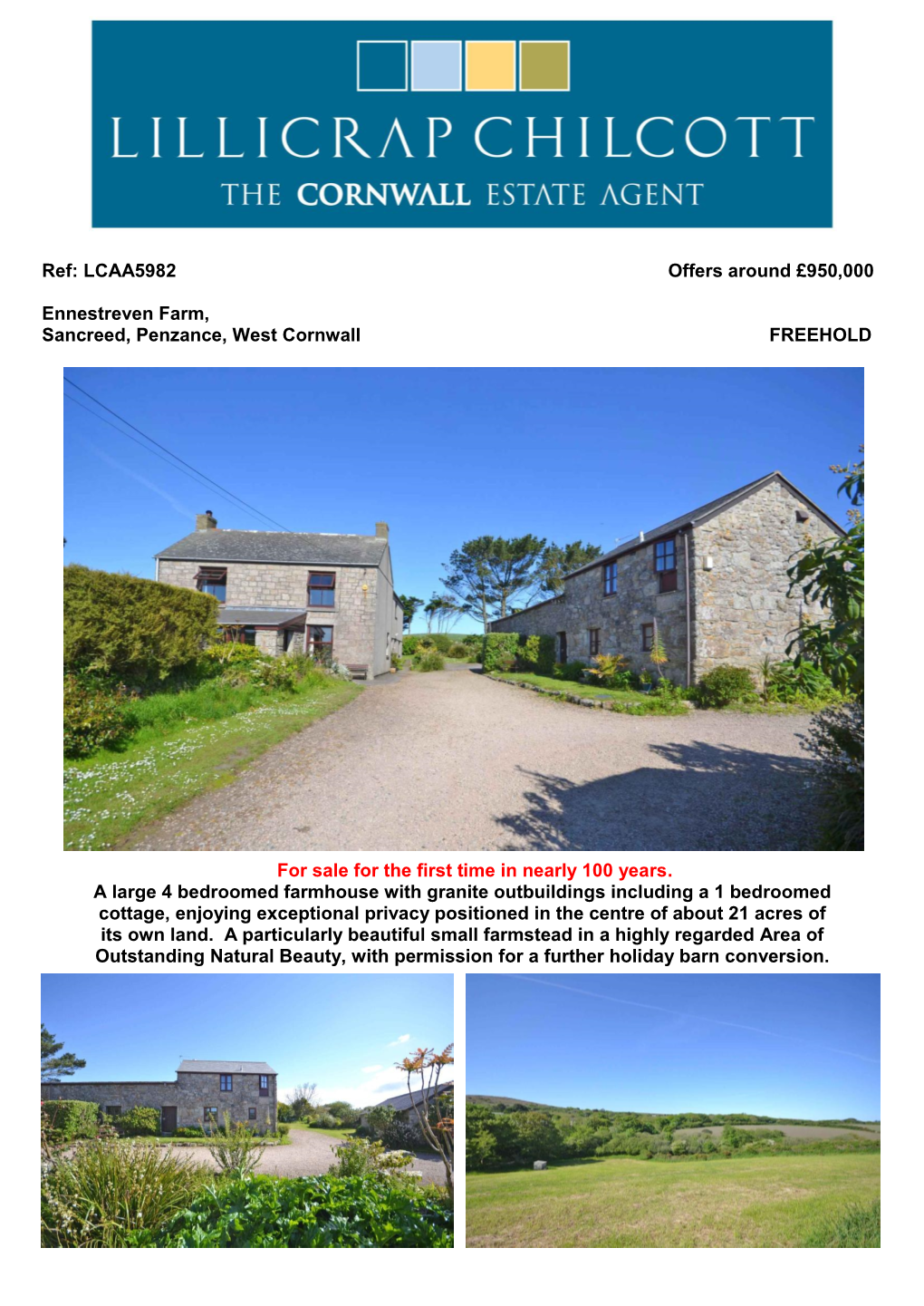 Ref: LCAA5982 Offers Around £950,000