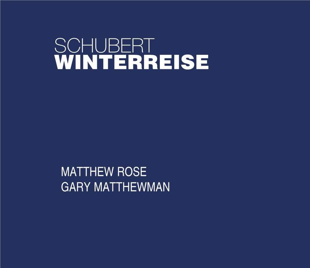 Schubert Winterreise