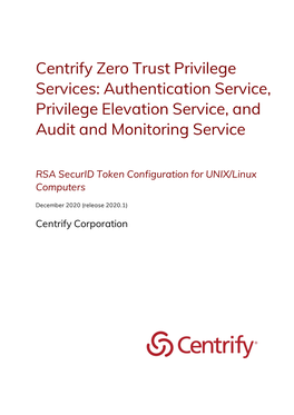 RSA Securid Token Configuration for UNIX/Linux Computers