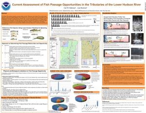 Current Assessment of Fish Passage Opportunities in the Tributaries of the Lower Hudson River Carl W