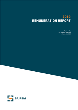 2019 Remuneration Report