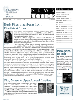 March 2004 ASCB Newsletter