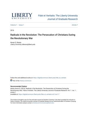 The Persecution of Christians During the Revolutionary War