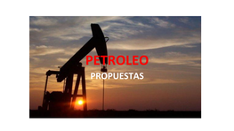 Petroleo – Propuestas
