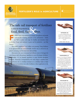 The Safe Rail Transport of Fertilizer Food, Feed, Fuel Fiber
