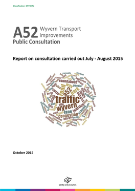 Report on Consultation Carried out July - August 2015