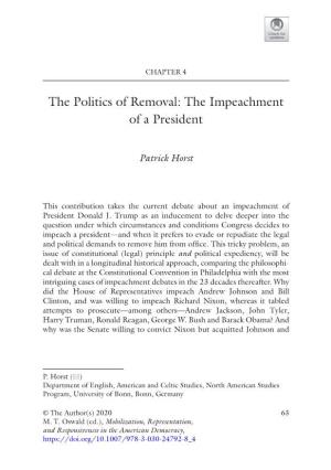 The Impeachment of a President