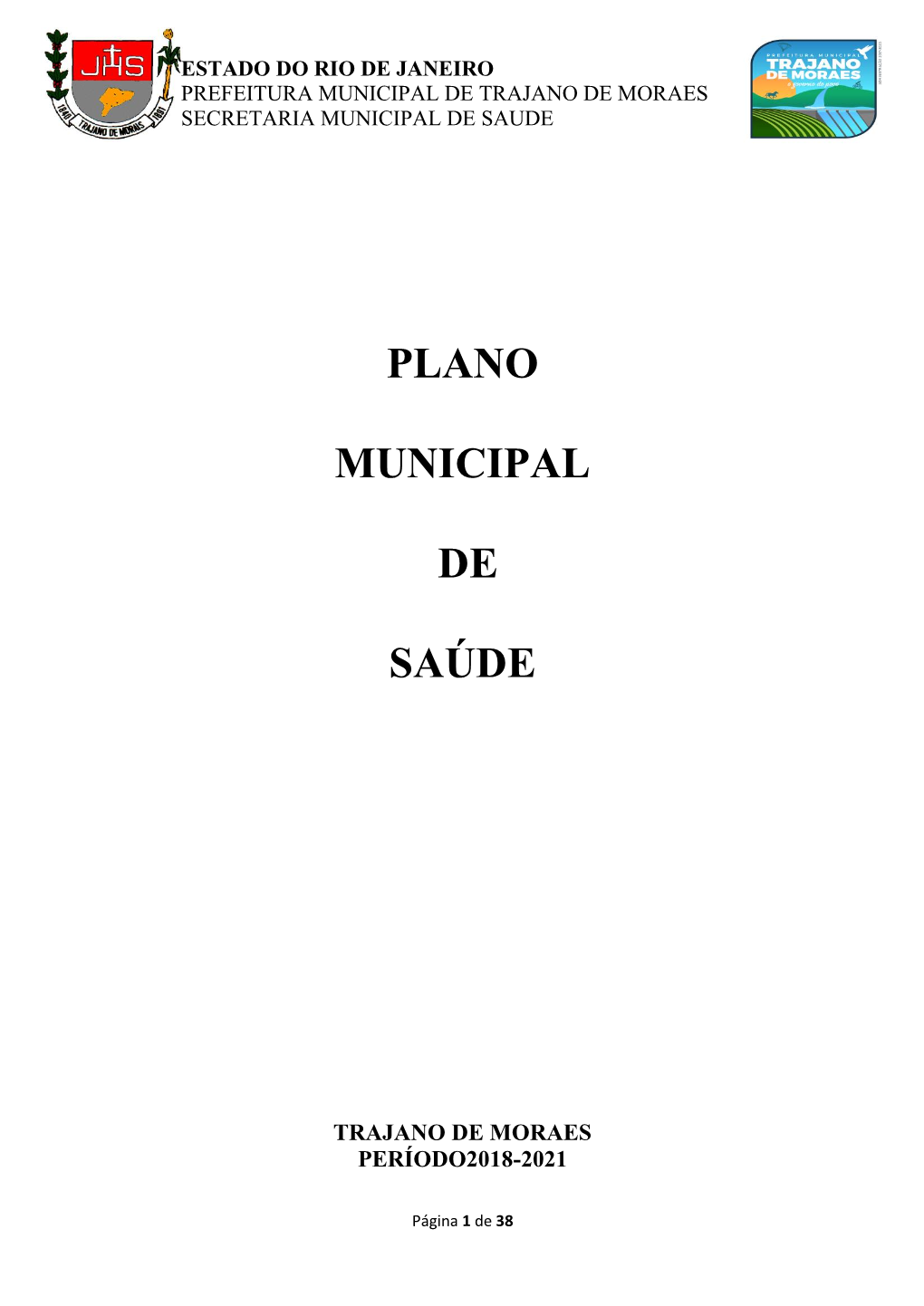 Plano Municipal De Saúde 2018-2021