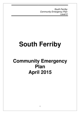 South Ferriby Parish Council • Kate Smith, South Ferriby Post Office • the Original Electronic Version of This Plan Is Kept With