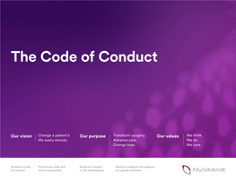 The Code of Conduct