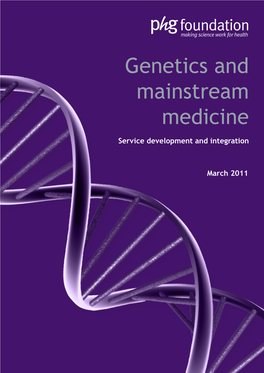 Genetics and Mainstream Medicine