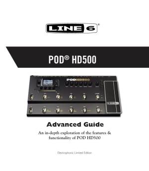 POD HD500 Advanced Guide V2.10