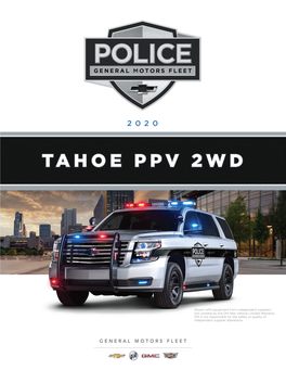 2020 Tahoe 2Wd Police Package 9C1