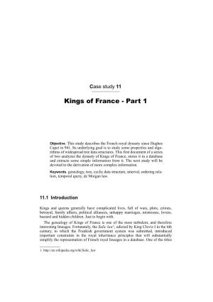 Kings of France - Part 1