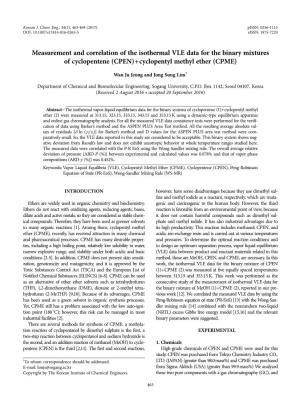 Cyclopentyl Methyl Ether (CPME)