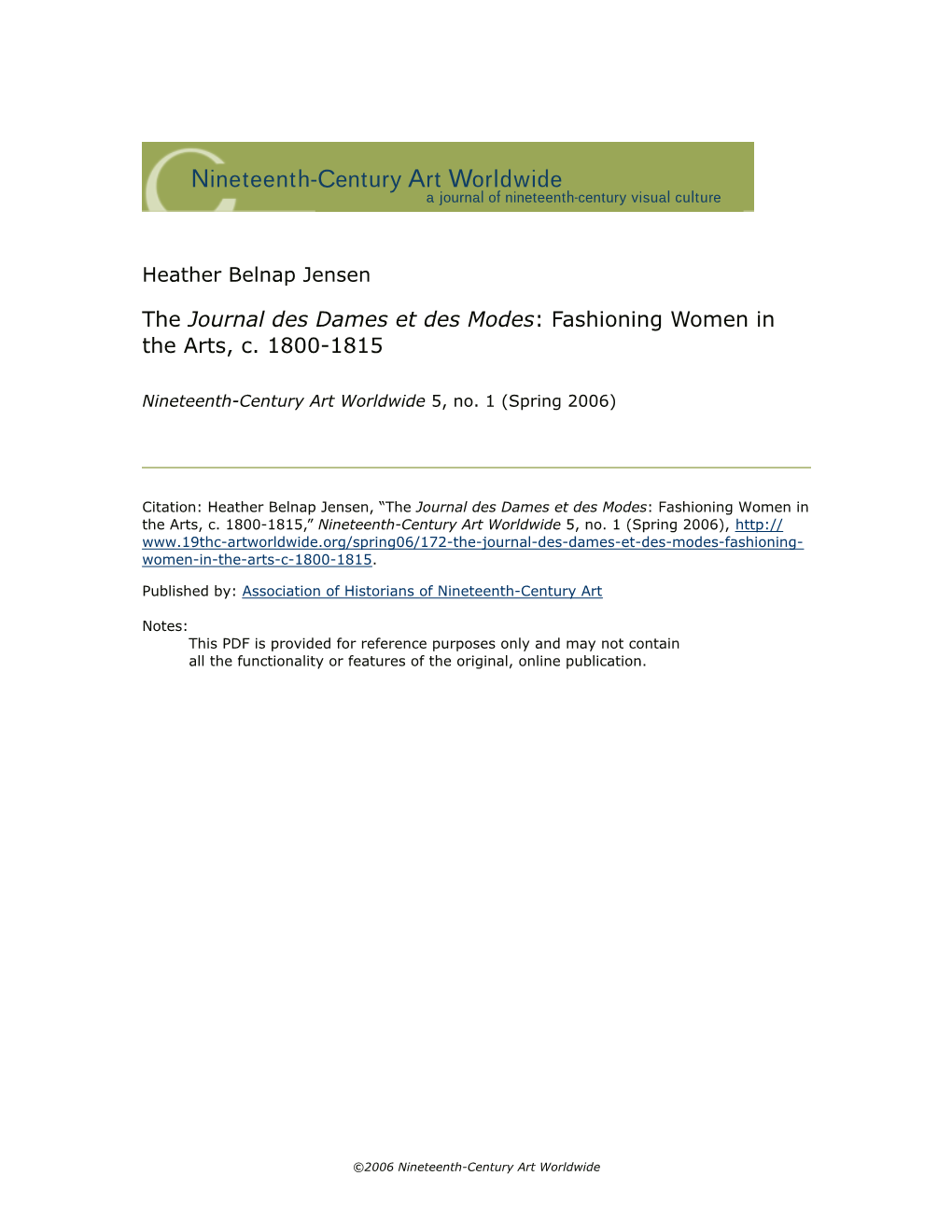 Fashioning Women in the Arts, C. 1800-1815