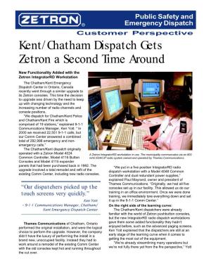 Kent/Chatham Dispatch Gets Zetron a Second Time Around