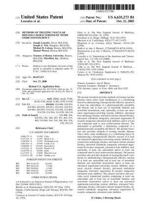 (12) United States Patent (10) Patent No.: US 6,635,273 B1 Loscalz0 Et Al