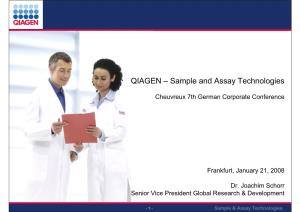 Sample and Assay Technologies