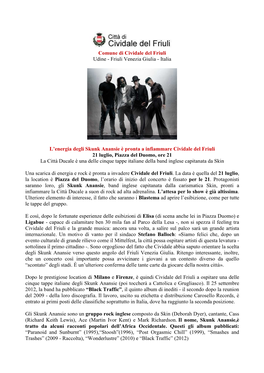 16/07/2013 Comune Di Cividale Del Friuli Ud Fvg I