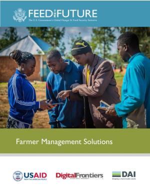 Farmer Management Solutions