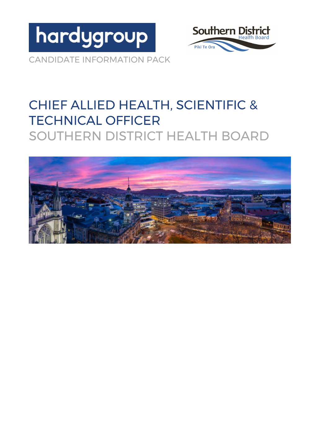 Chief Allied Health, Scientific & Technical Officer Southern District Health Board