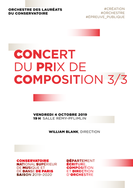 Concert Du Prix De Composition 3/3