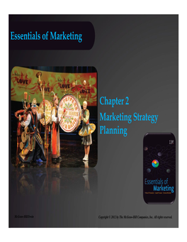 Essentials of Marketing Chapter 2 Marketing Strategy Planning