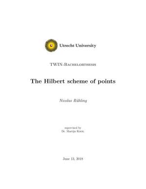 The Hilbert Scheme of Points
