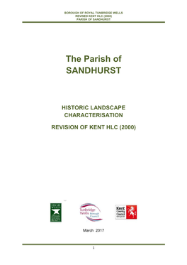 The Parish of SANDHURST