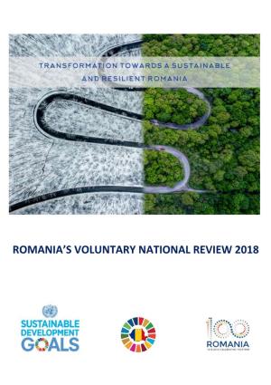 Romania's Voluntary National Review 2018 2018
