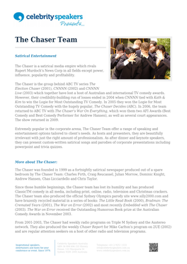 The Chaser Team