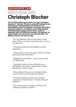 Christoph Blocher