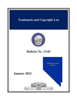 Bulletin 13-05: Trademark and Copyright