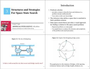 Structures and Strategies for Space State Search Introduction
