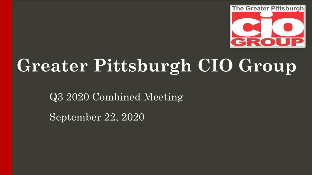 Greater Pittsburgh CIO Group