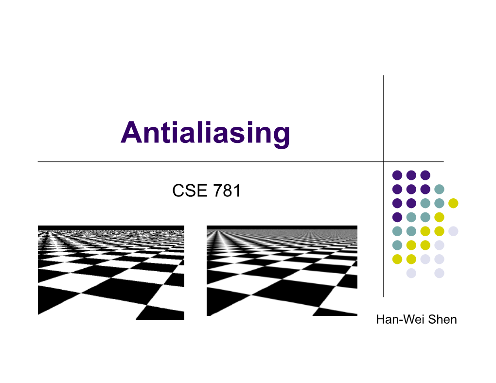 Antialiasing